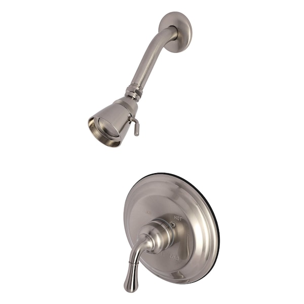 Shower Faucet, 2, Wall Mount, Brushed Nickel